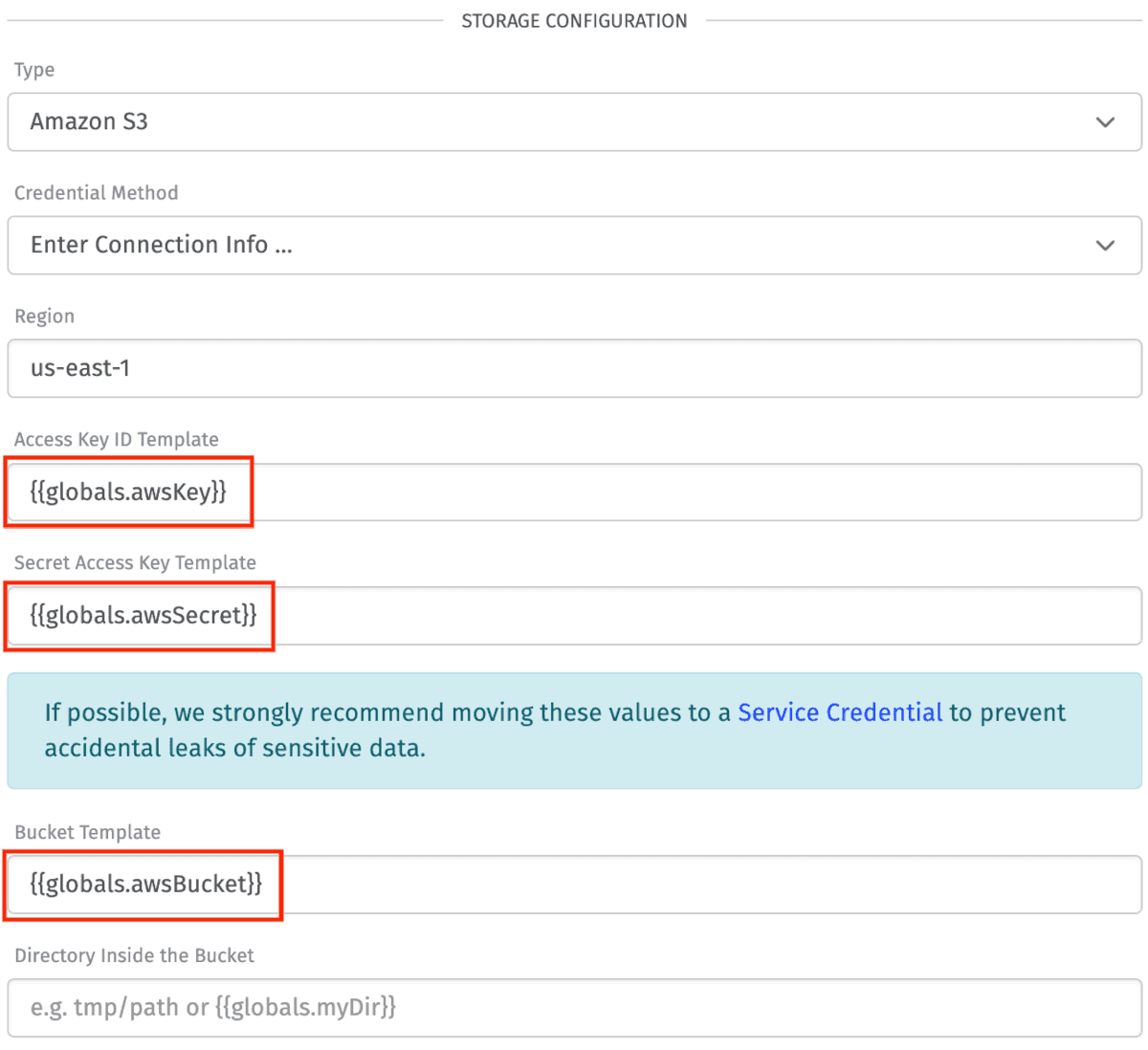 Application Archive Templating
