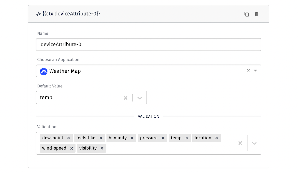 Attribute Context