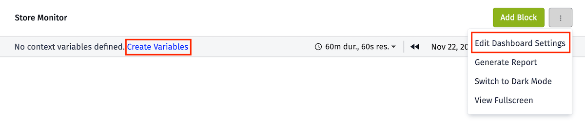 Create Variables