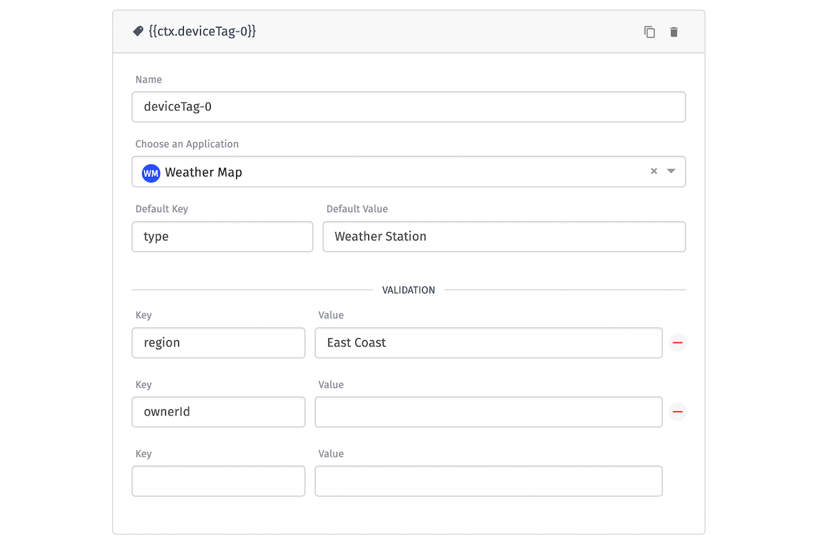 Device Tag Context
