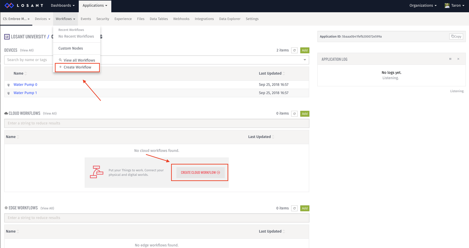 Create Workflow