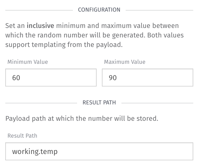 Random Node Settings