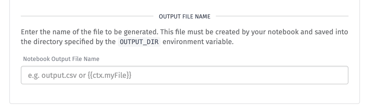 Notebook Outputs Temporary URL