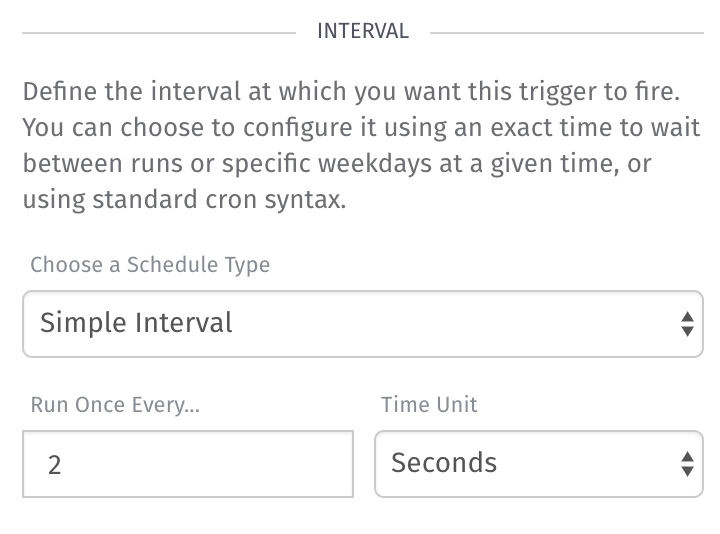 Timer Node Settings