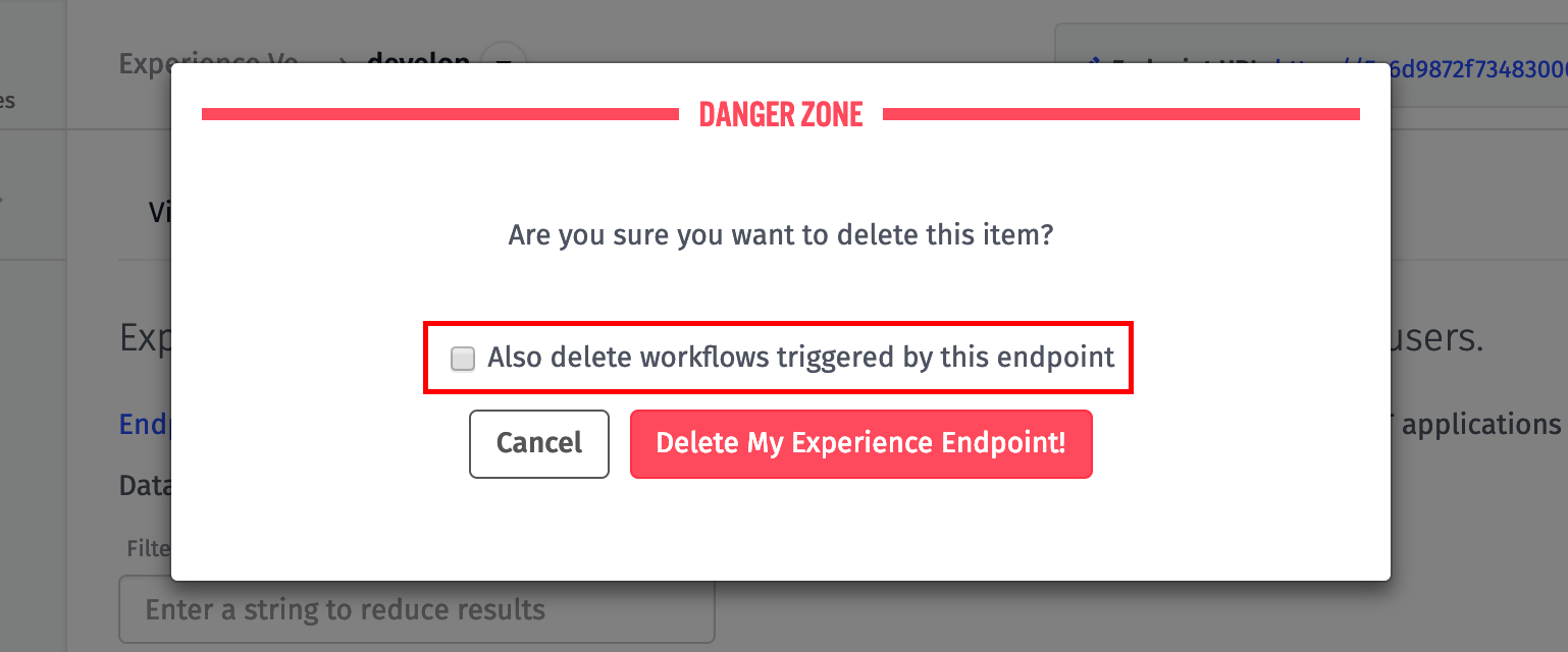 Delete Endpoint