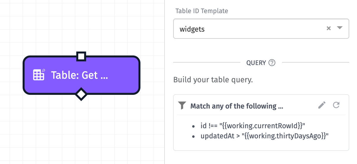 Get Rows Query