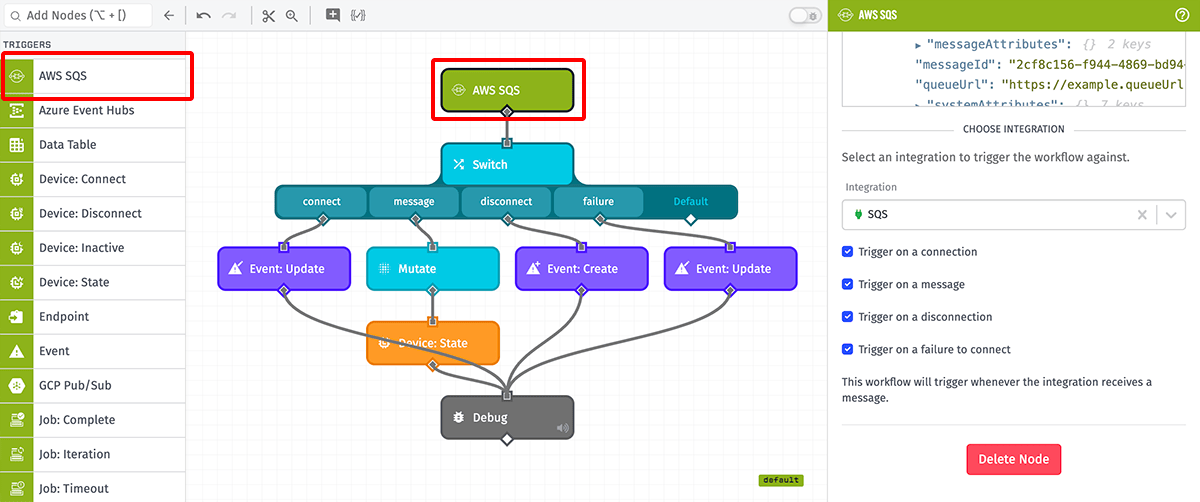 Amazon SQS Trigger