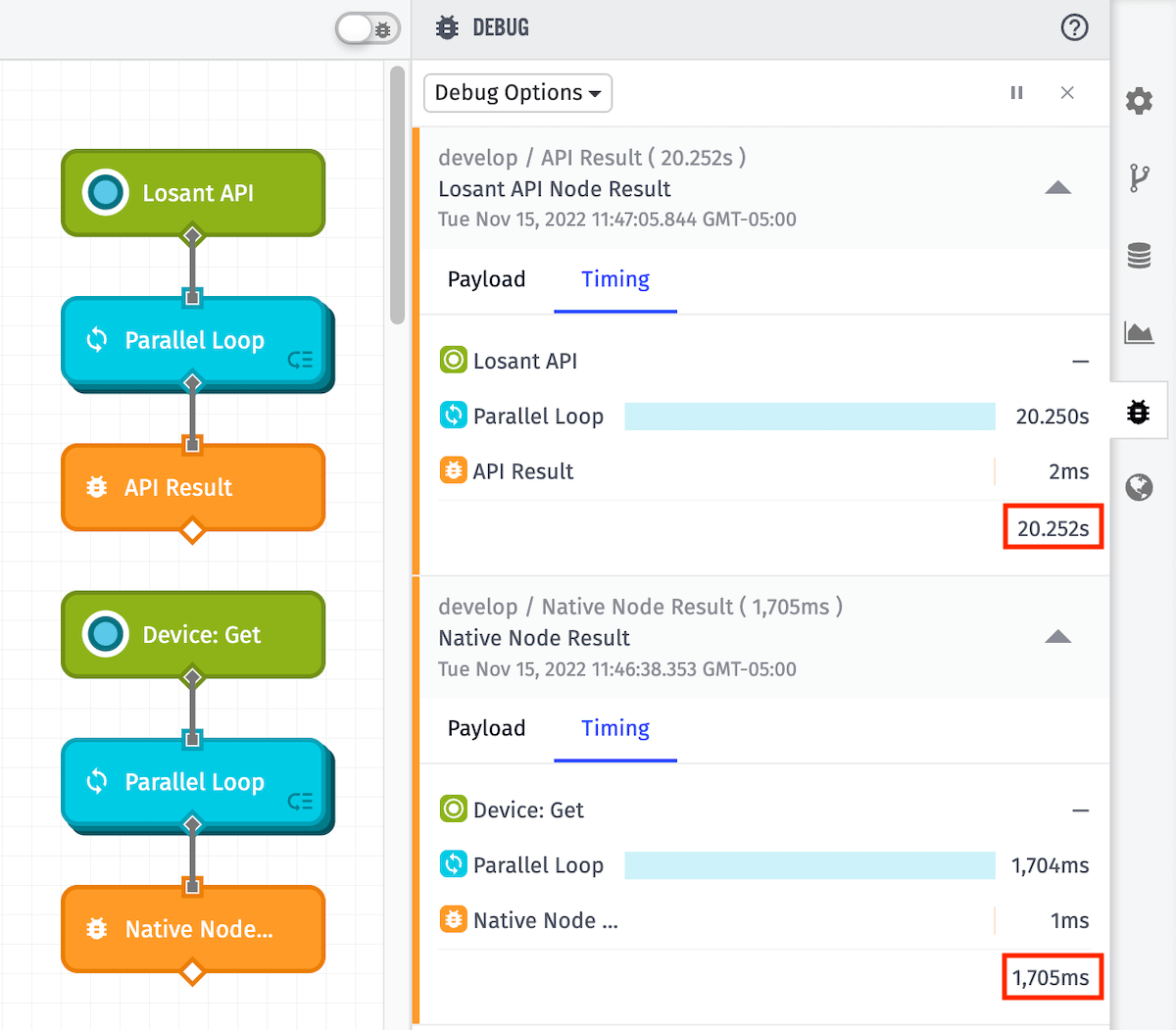 API Node vs Native Node