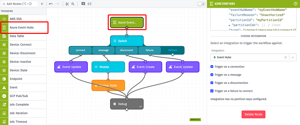 Azure Event Hubs Trigger