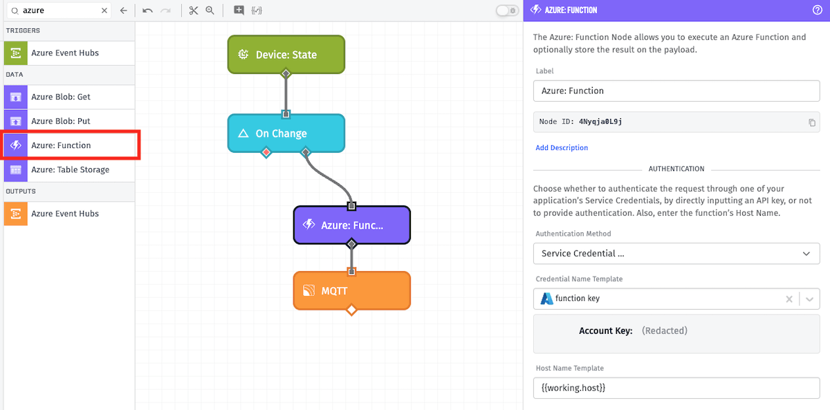 Azure: Function Node