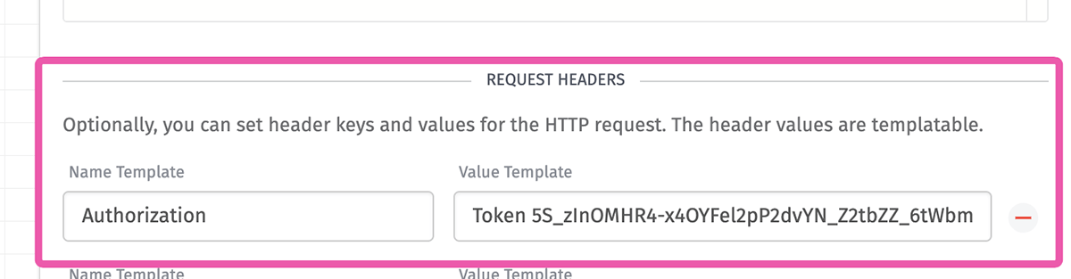 Losant HTTP Node authorization header information