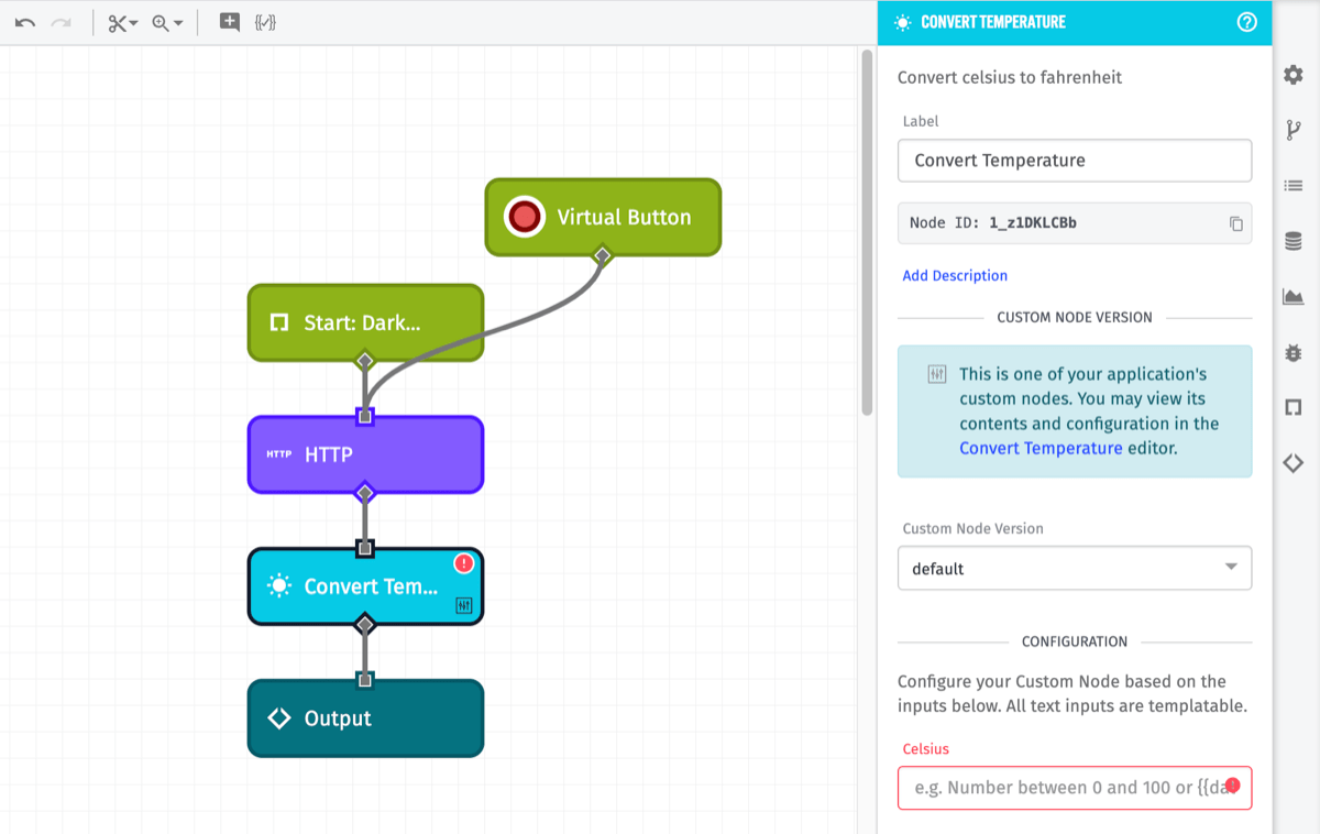 Custom Node Configure Instance