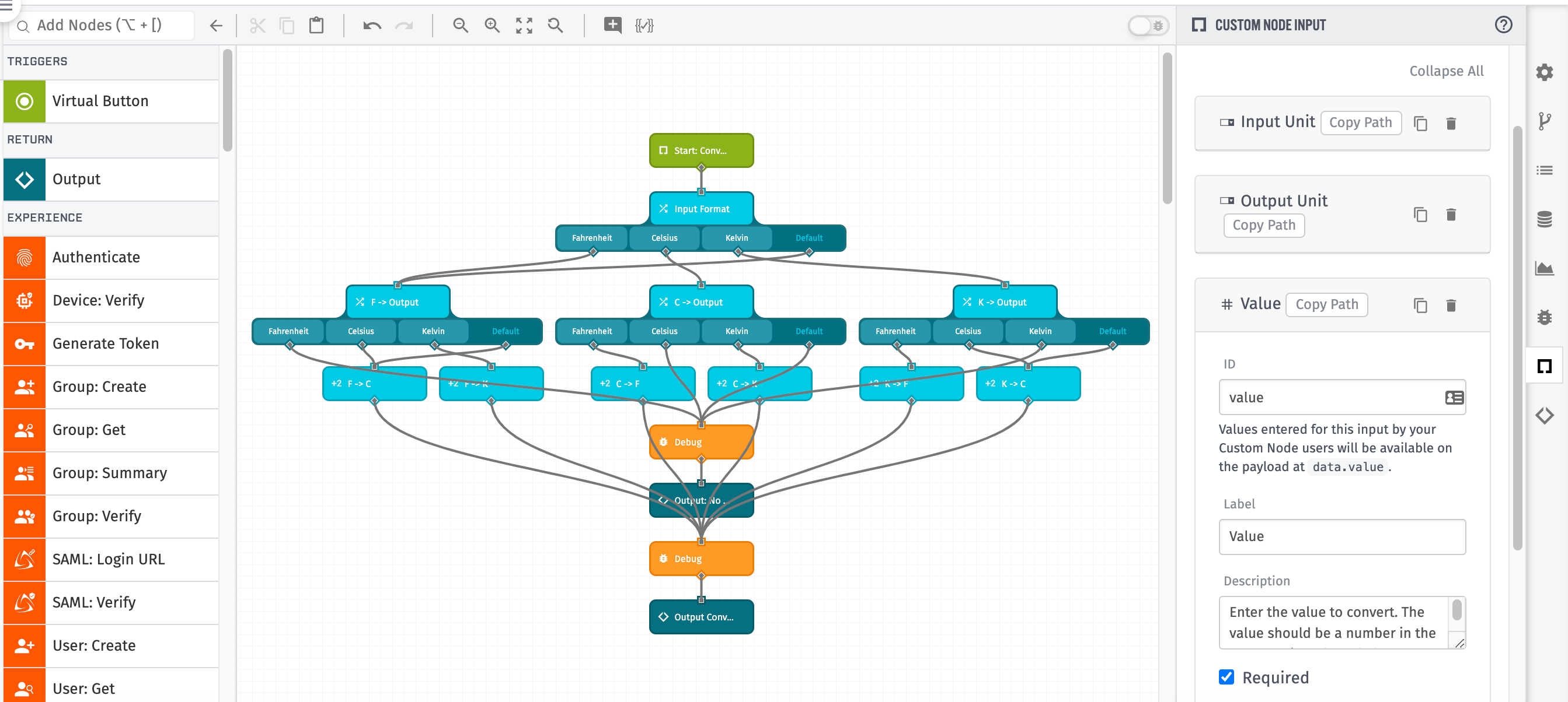 Custom Node Conversion Example
