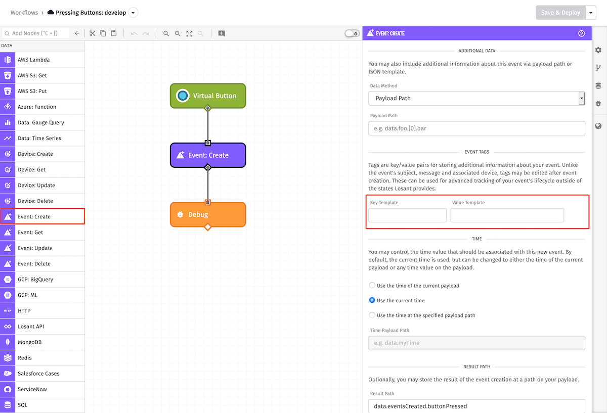 Event: Create Node Tags