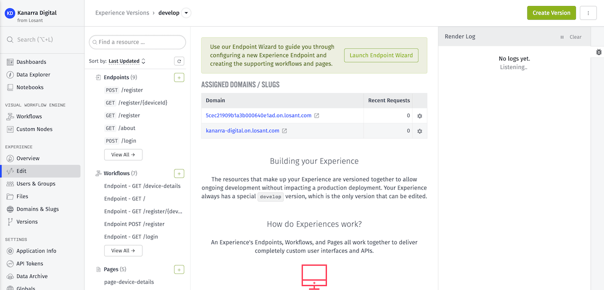 Experience Version Details