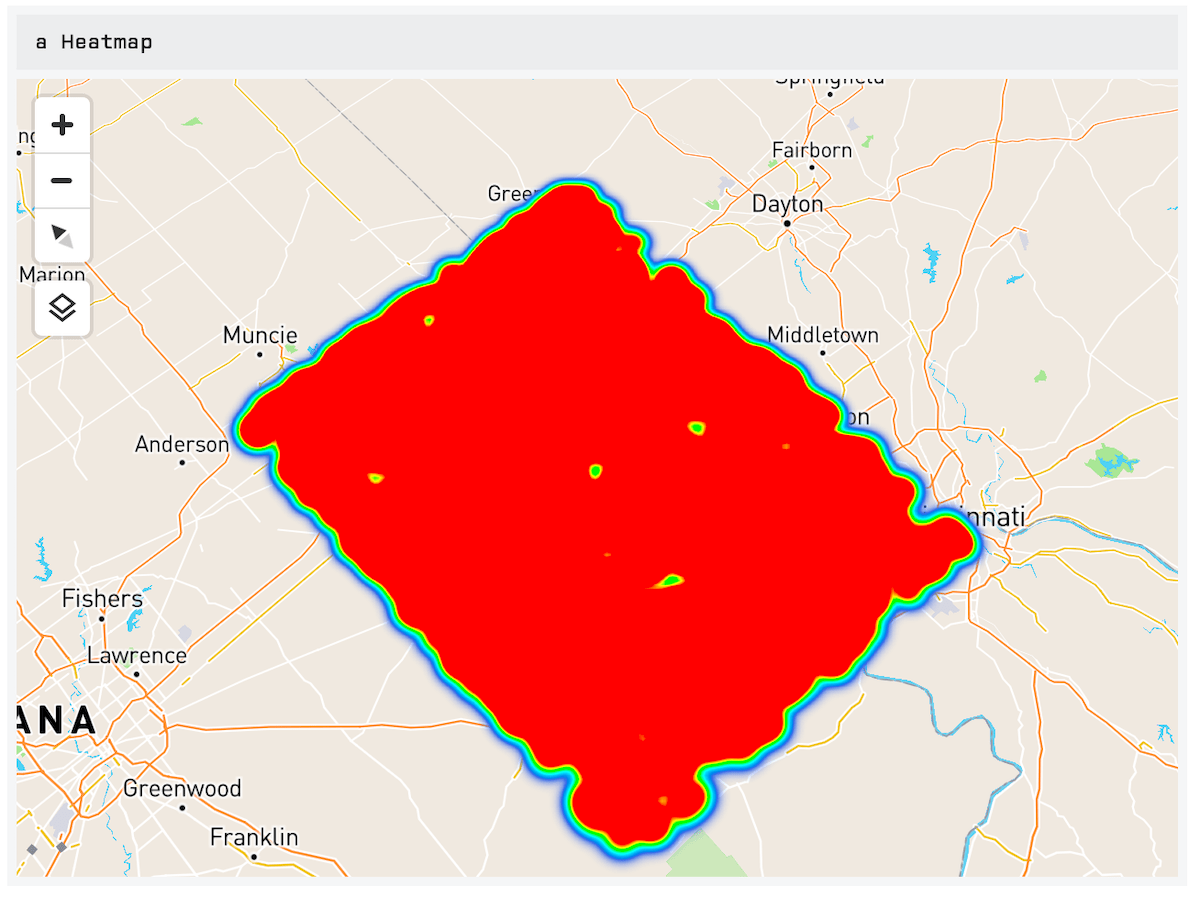 GPS Heatmap Normal Style