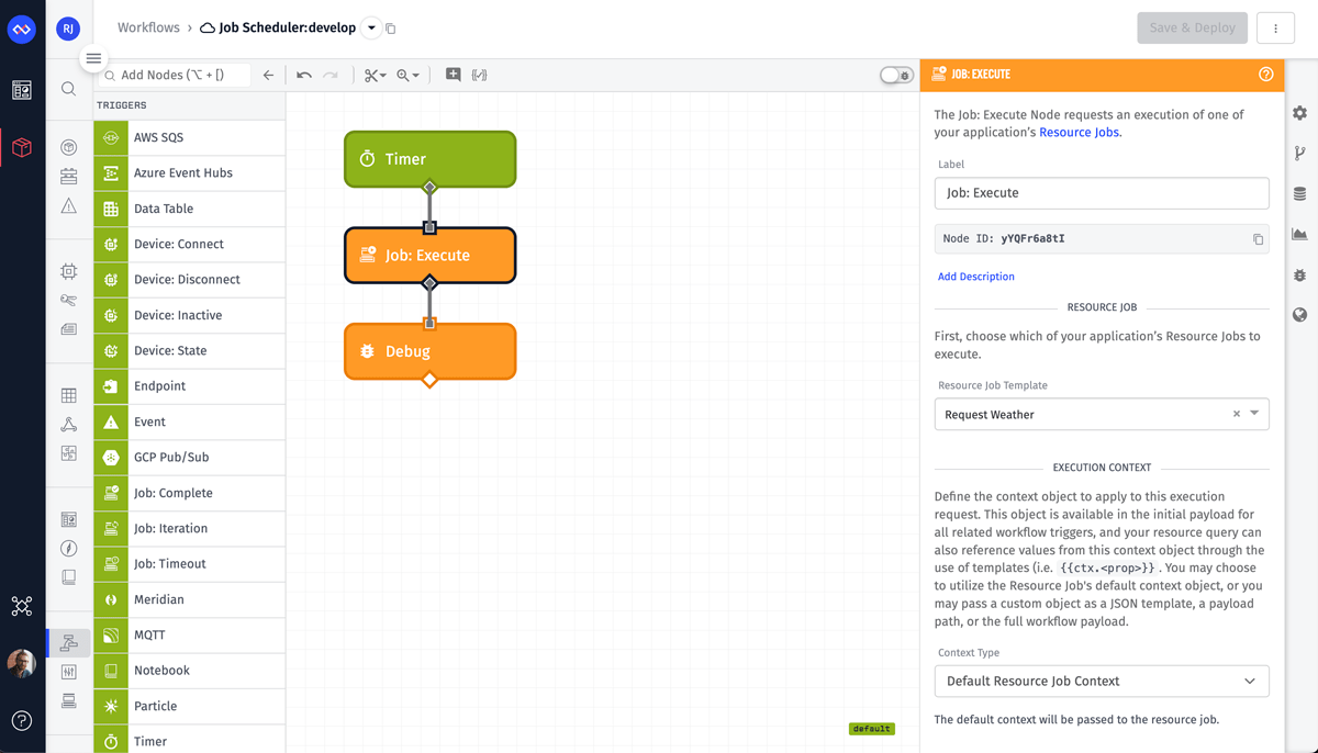Schedule Resource Job Execution