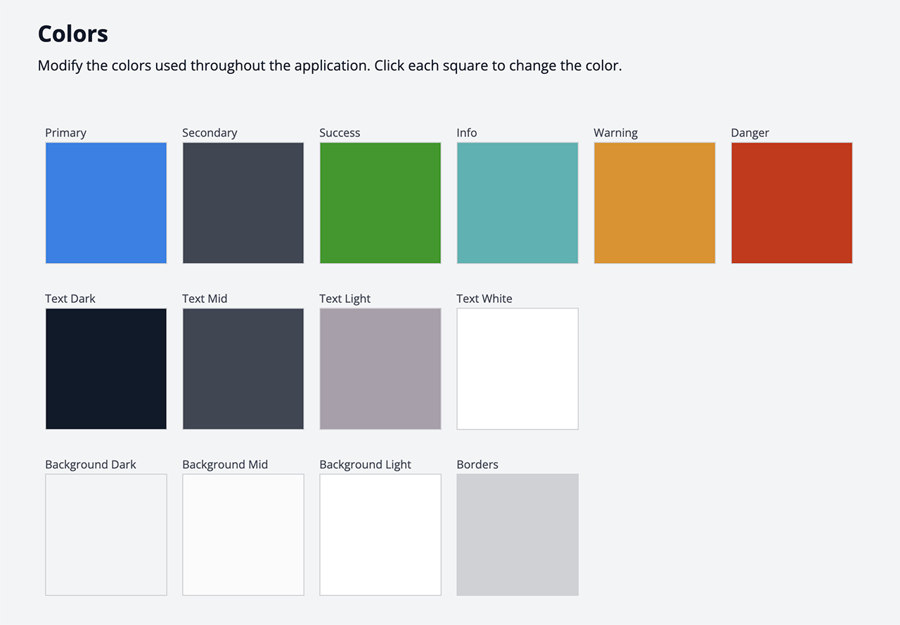 Losant CPF Admin White Label Colors