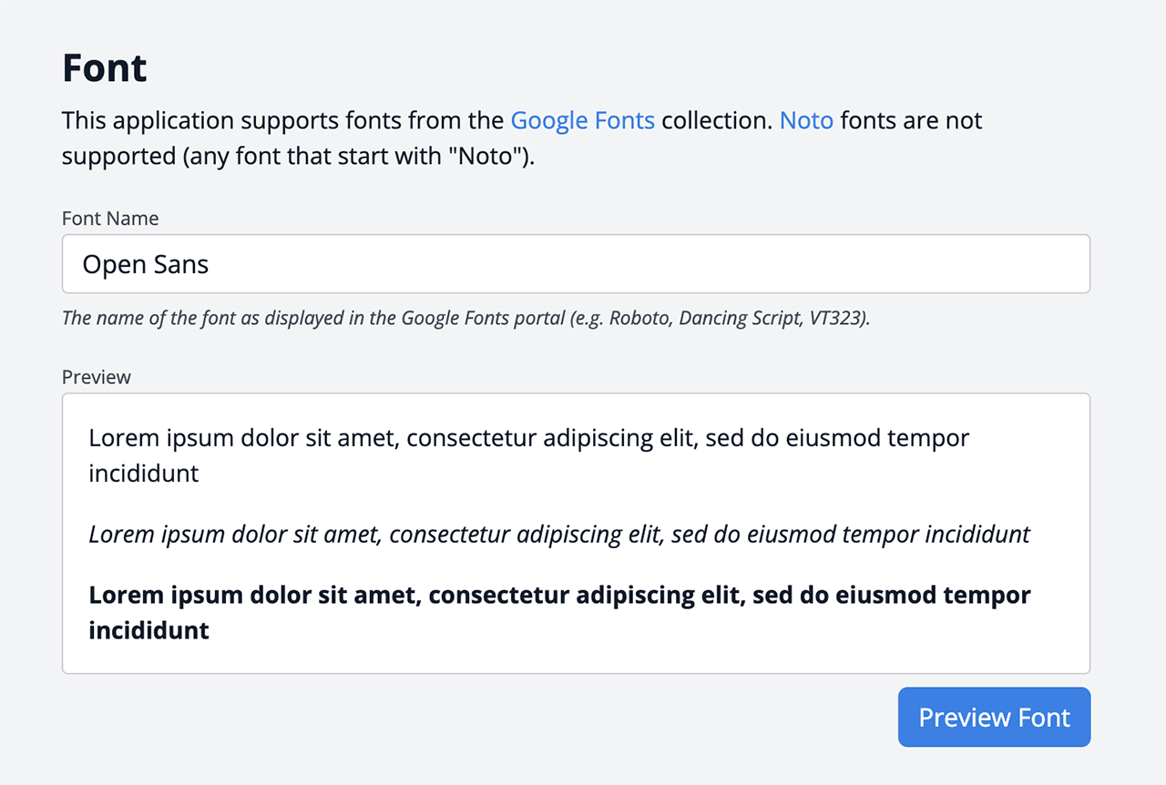 Losant CPF Admin White Label Font