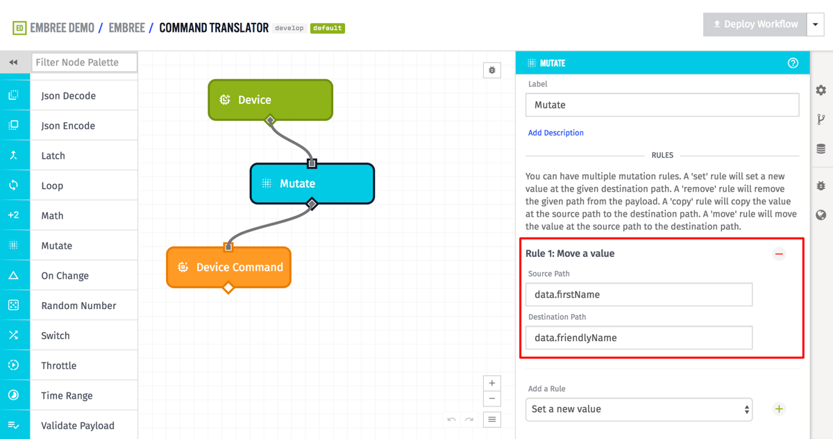 Mutate Node Move Rule