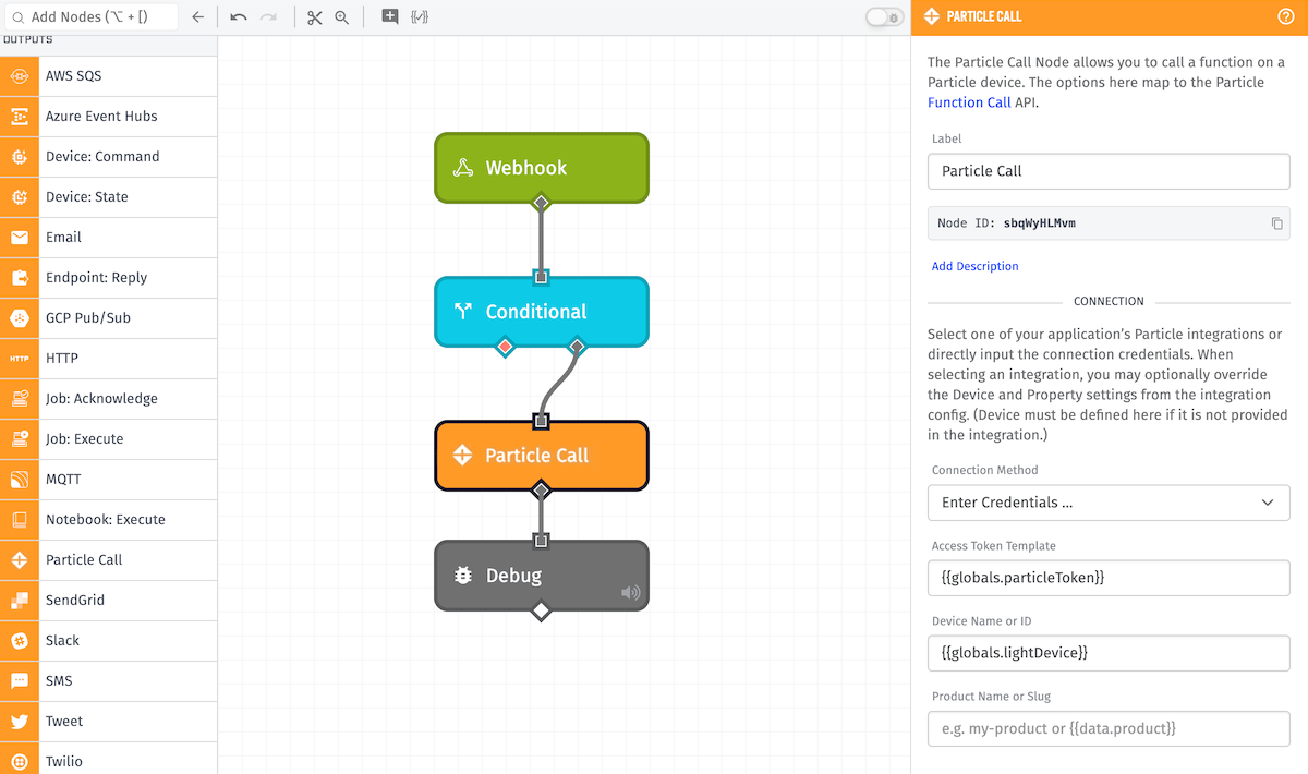 Particle Call Node