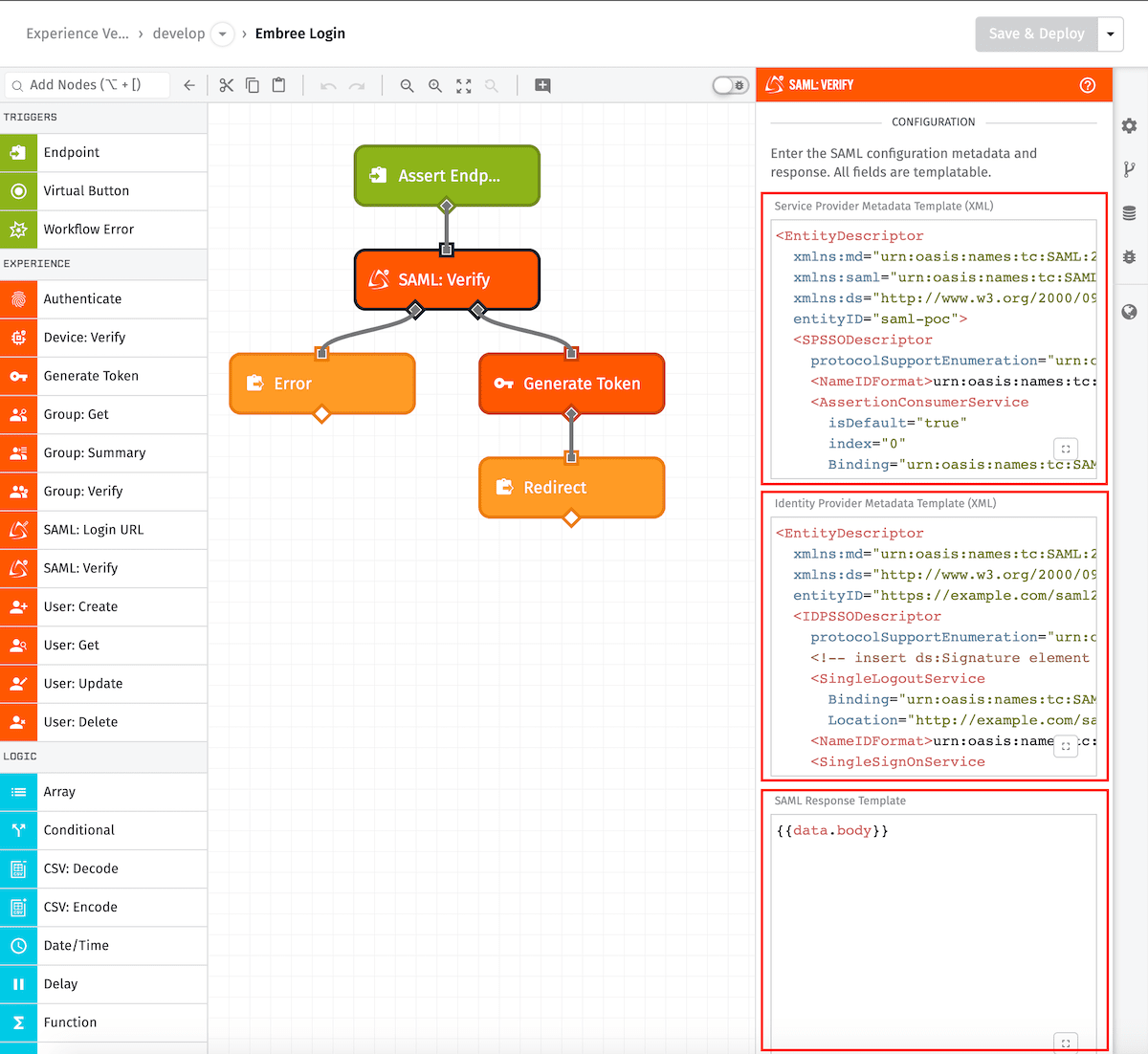 SAML: Verify Node Configuration