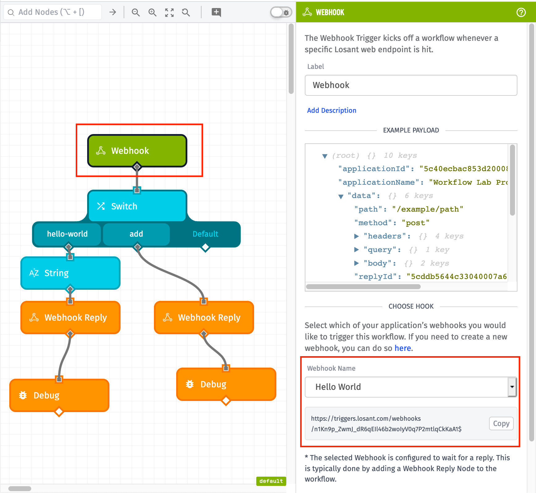 Select Webhook