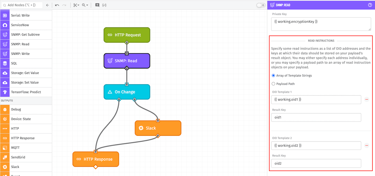 SNMP: Read Node Instructions