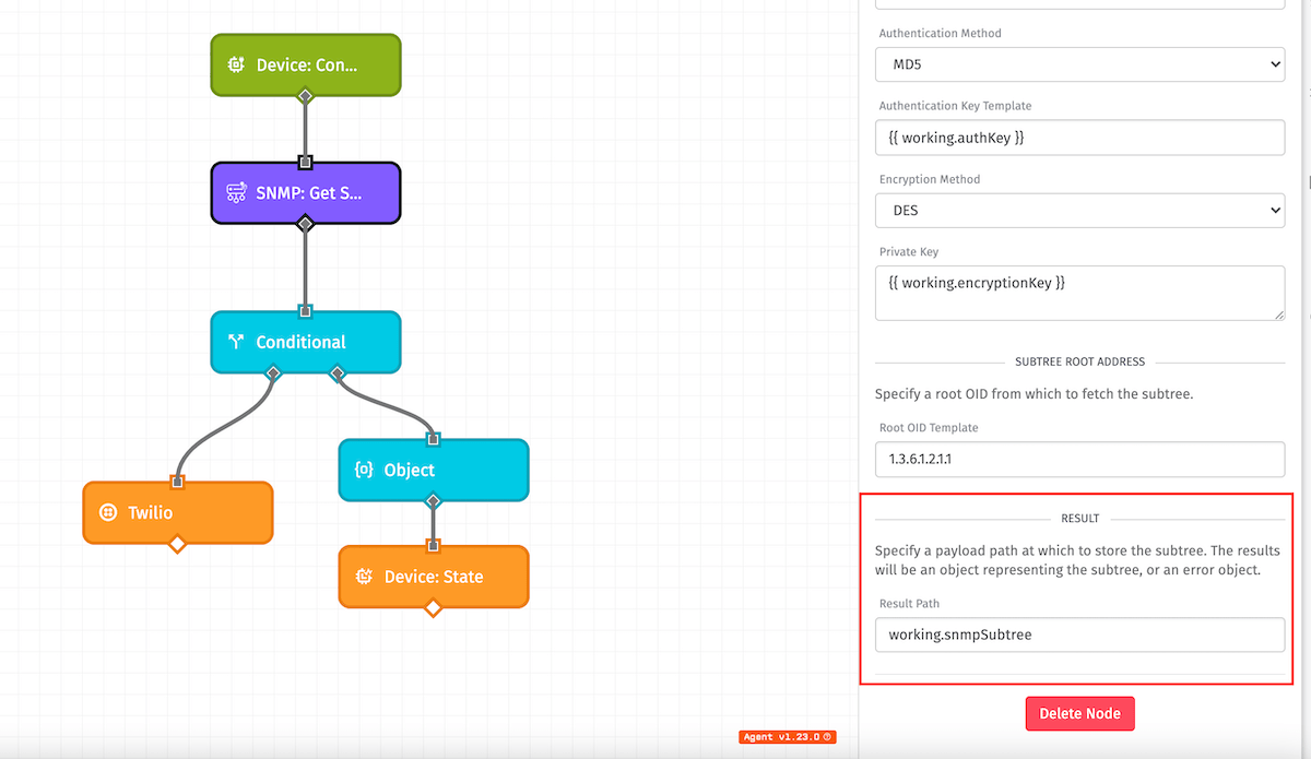 SNMP: Get Subtree Result