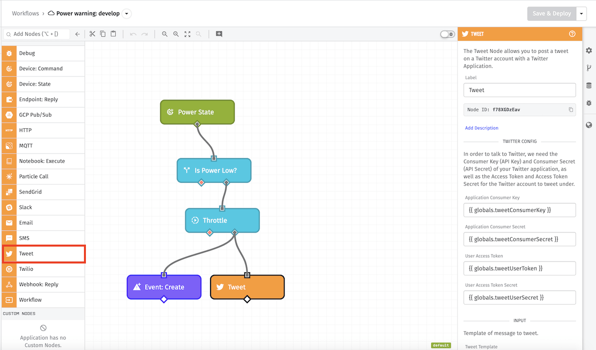 Tweet Node