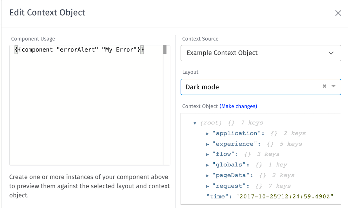 View Component Usage