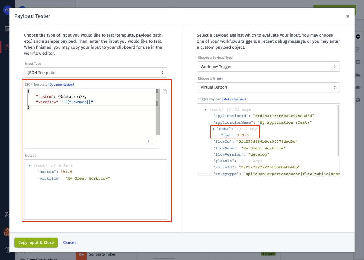JSON Template