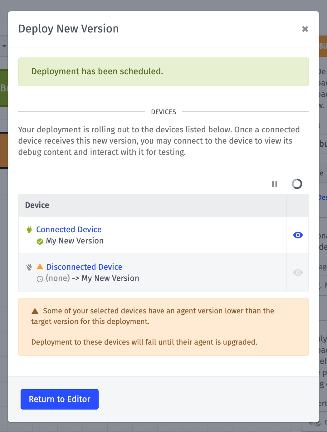 Workflow Post Deployment
