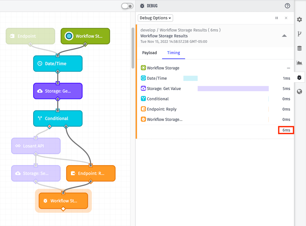 Workflow Storage Cached Request